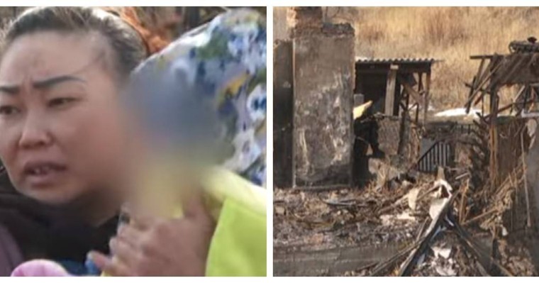 Алматы облысында үйі өртенген 6 балалы отбасы далада қалды