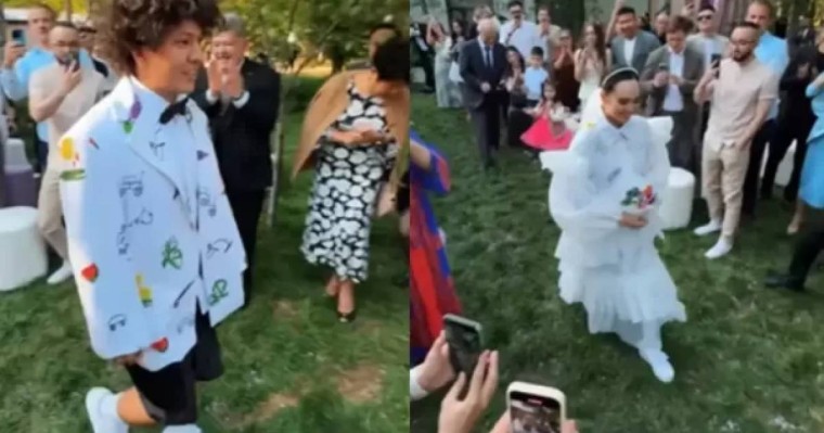 Жанар Айжанованың қызы мен күйеу баласы тағы да жұрттың назарын аударды