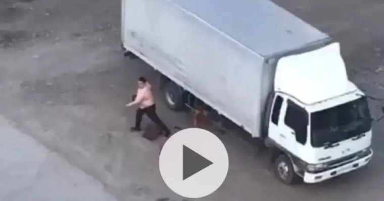 Желіде балта ұстаған адамның видеосы тарап жатыр: полицейлер пікір білдірді