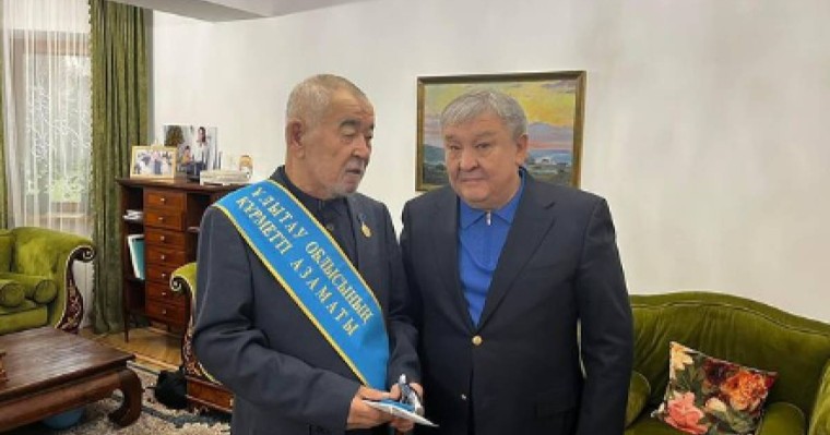 Жүрсін Ерман Ұлытау облысының “Құрметті азаматы” атанды (фото)