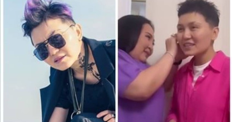 Атышулы Гүлмира Ізбасқановаға құда түсіп, бриллиант сырға салынды