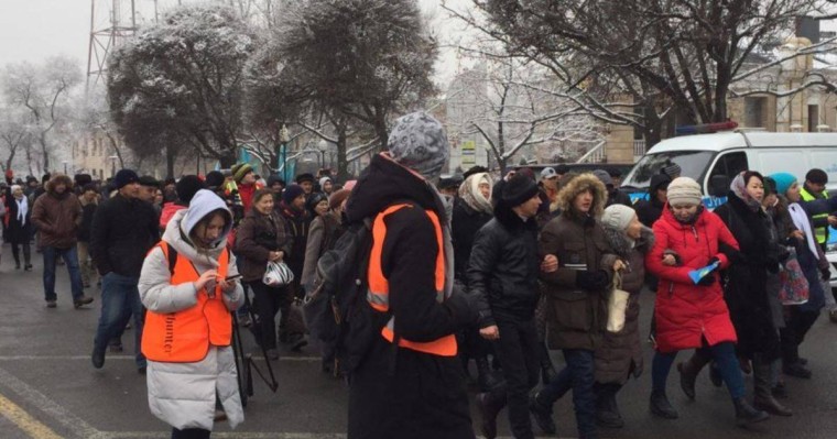 Алматыда да полиция марш белсенділерін ұстады