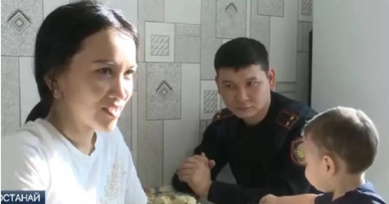 Ақтүтек боранда жол көрсеткен полицей былтыр 15 адамды өрттен құтқарған