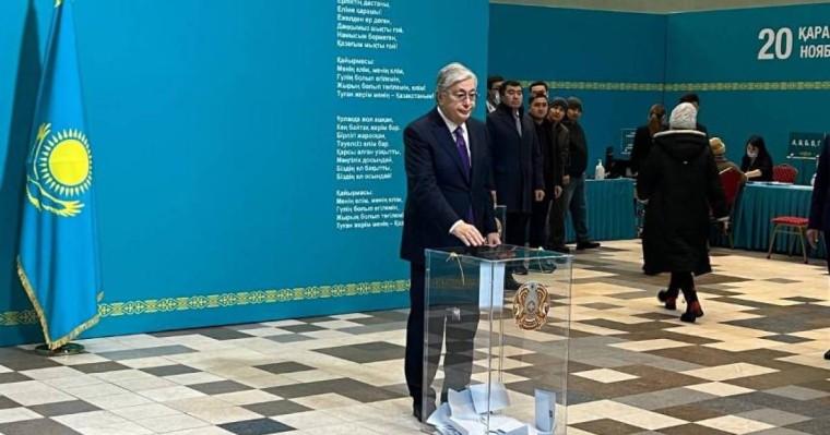 Қасым-Жомарт Тоқаев сайлауда дауыс берді