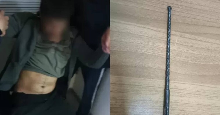 Астанада қолына үшкір зат ұстаған ер адам жасөспірімдердің соңынан қуды