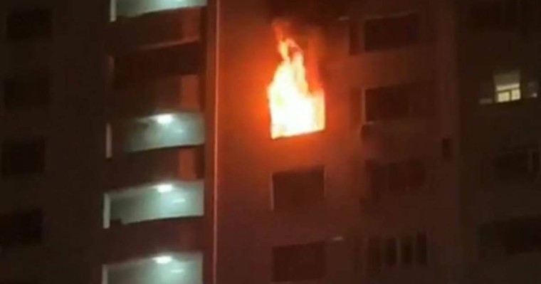 Алматыдағы "Гауһартас" тұрғын үй кешенінде өрт шықты