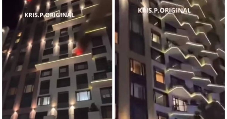 Алматыда 17 қабатты тұрғын үй кешенінен өрт шықты