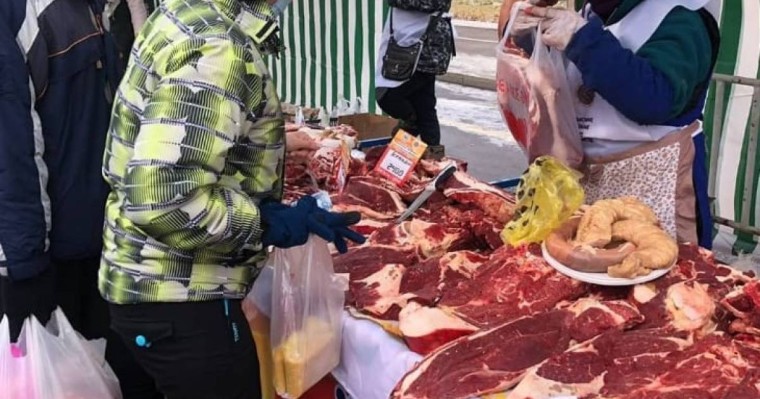 Алматы облысының азық-түлік тауар өндірушілері Алматыда жәрмеңке өткізді