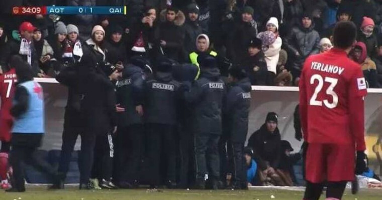 Ақтөбеде футбол ойыны кезінде төбелес болды (ВИДЕО)