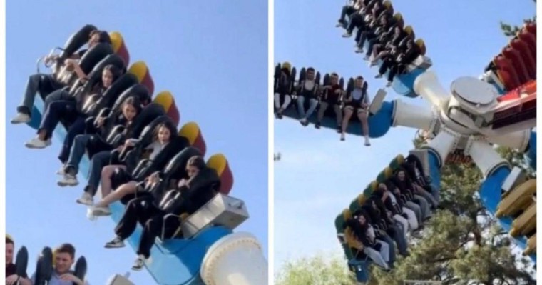 Алматыда аттракцион істен шығып, ондаған адам биіктікте тұрып қалды