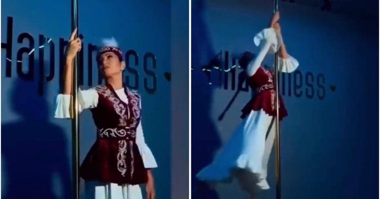 «Оюды қор қылды-ау»: Желіде ұлттық киіммен билеген қыздың әрекеті жұрттың ашуын тудырды 