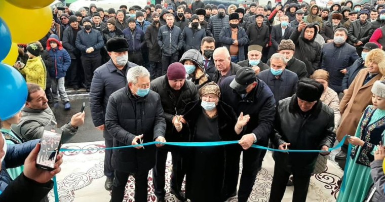 АЛМАТЫ ОБЛЫСЫНДА СУ ЖАҢА ӘЛЕУМЕТТІК ҒИМАРАТ ҚОЛДАНЫСҚА БЕРІЛДІ