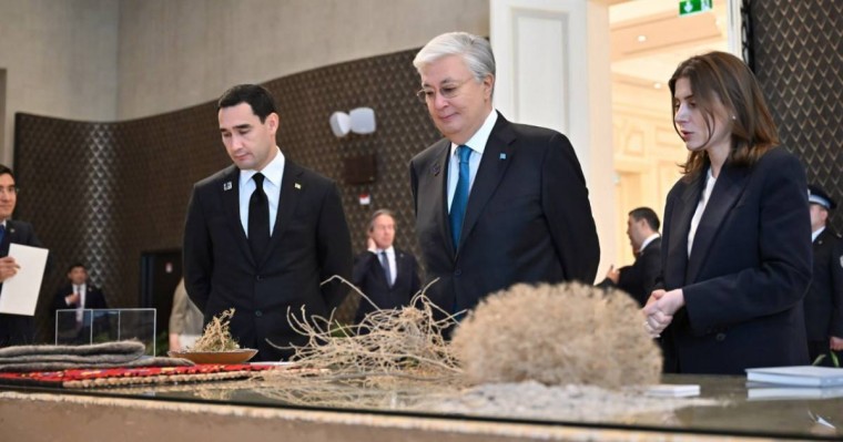 Қасым-Жомарт Тоқаев Aral Culture Summit көрмесіне барды