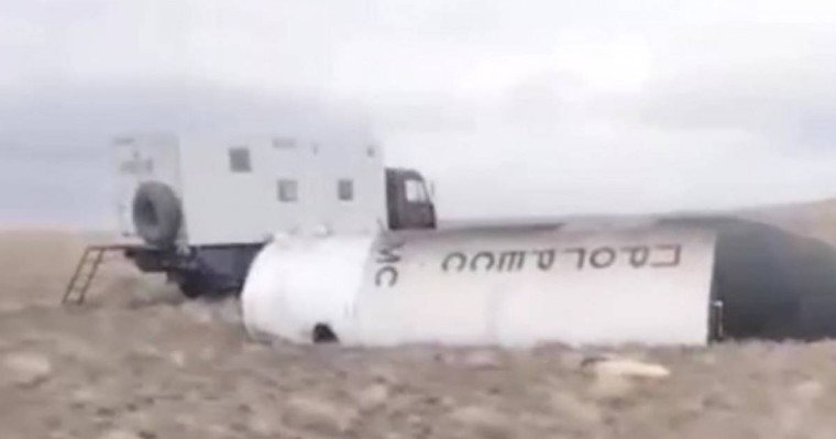 Ұлытау облысында ғарыш кемесінің сынығы құлады: тұрғындар эвакуацияланды