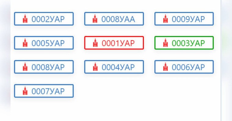 "Әдемі" мемлекеттік көлік нөмірі 150 мың долларға сатылды