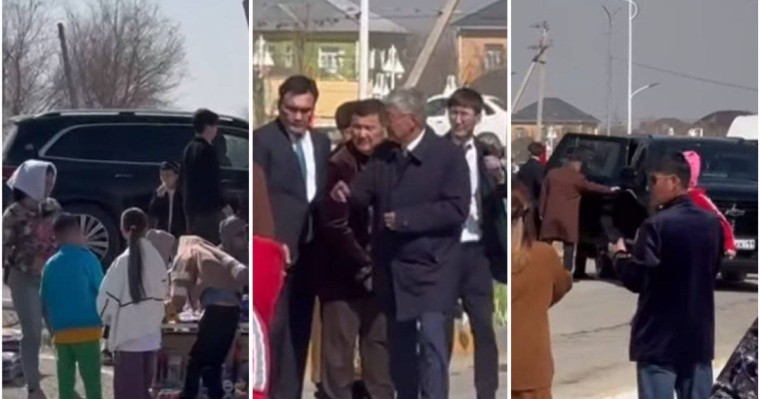 «Maybach-ты халық облыс әкімі келгенде ғана көреді»: Журналист Нұрлыбек Нәлібаевтың кортежін сынады (ВИДЕО)