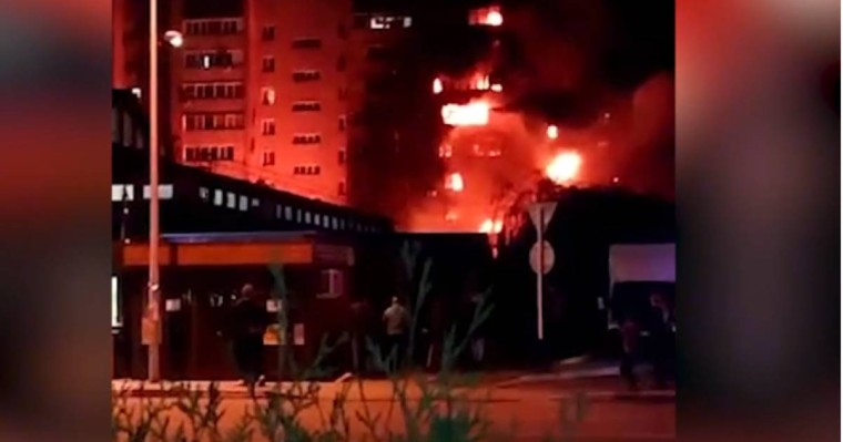 Ресейде әскери ұшақ тұрғын үйге құлады