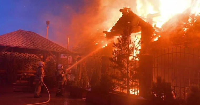 Алматыда монша кешенінен өрт шықты