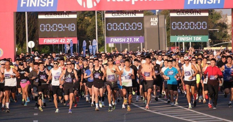 Алматы марафонының қатысушысы мәреге жеткен бойда жан тапсырды