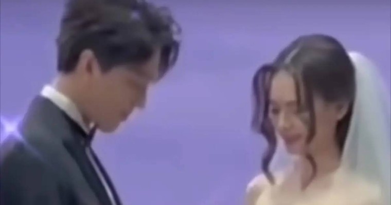 «Үйленіп жатыр ма?»: Димаш Құдайбергеннің ақ көйлек киген аруға сақина таққан видеосы тарады