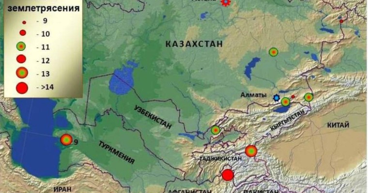 Алматы маңында бір түнде алты жер сілкінісі болды