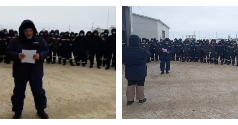 "Үй көрмей жүріп 67 мың теңге табамыз". Ақтөбе облысында мұнайшылар жұмысын тоқтатты