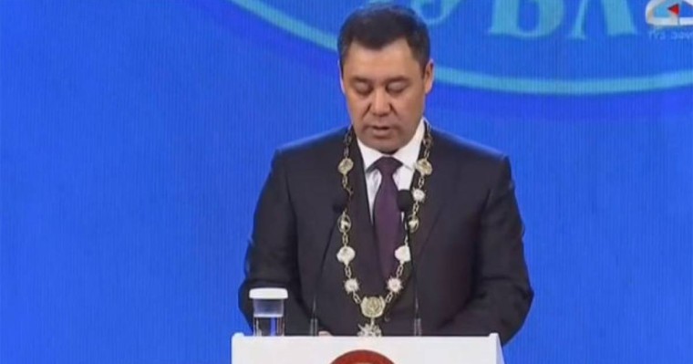 Қырғызстанда Садыр Жапаровты ұлықтау рәсімі өтті