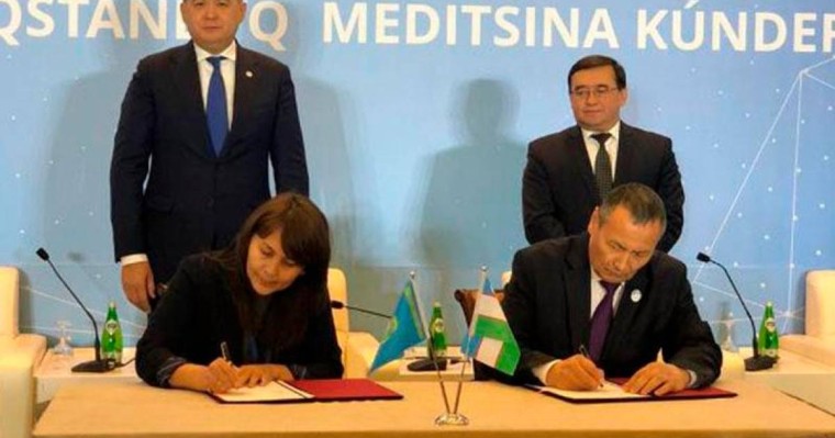 突厥斯坦州同塔什干州签署医疗领域合作备忘录