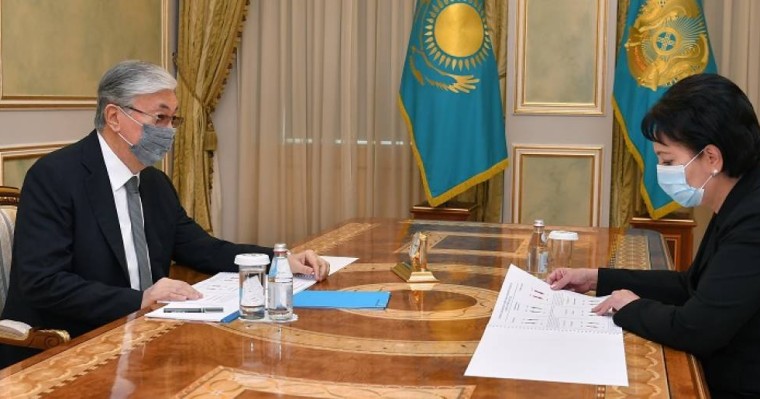 Тоқаев "Ханның қызы" Гүлшара Әбдіқалықованы қабылдады