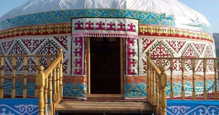 Қазақтың киіз үйі туралы қазақша