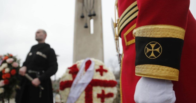 Советтік басқыншылық күні Грузияда тулар түсірілді