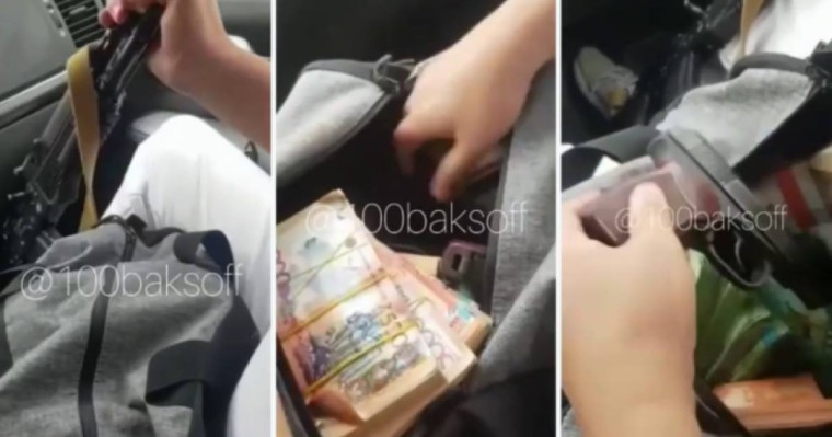 Алматыда қару және бір сөмке ақшамен мақтанған "Жаркенттің жігіттері" ұсталды