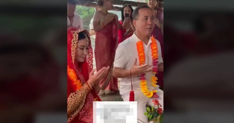 Құралай ханым жолдасымен бірге Үндістанға барып неке жаңғыртты (ВИДЕО)