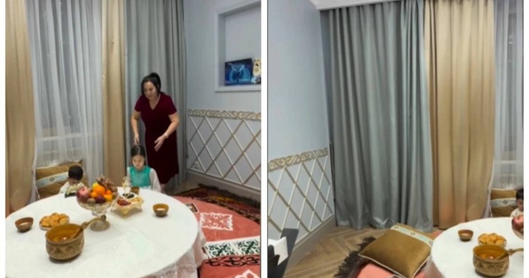 "Пердесі онша емес": Гүлзира Айдарбекова үйіндегі қазақ бөлмесін қалай безендіргенін көрсетті