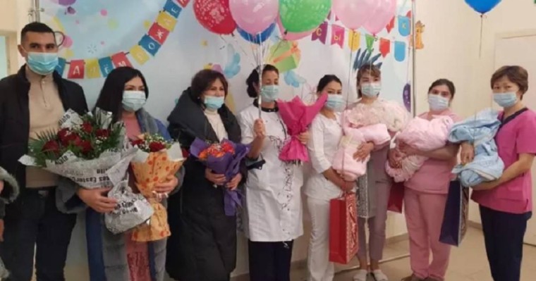 Ақтауда 25 жастағы келіншек төртемді дүниеге әкелді