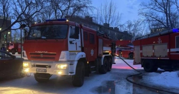 Көкшетауда балалар ойнап жүрген батут орталығы өртке оранды