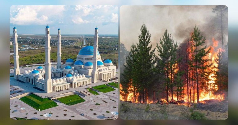 "Мешітке халықтың тілі тиіп еді, енді халыққа өрт тиіп жатыр": Жер жердегі өрт үшін мешітке тіл тигізгендерді айыптау басталды