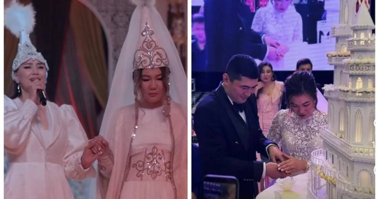 "Тойға ағасы онлайн қатысты": Мәдина Сәдуақасова Шавкат Рахмоновтың қарындасын ұзатты