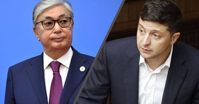 Тоқаев Зеленскийге көңіл айтты