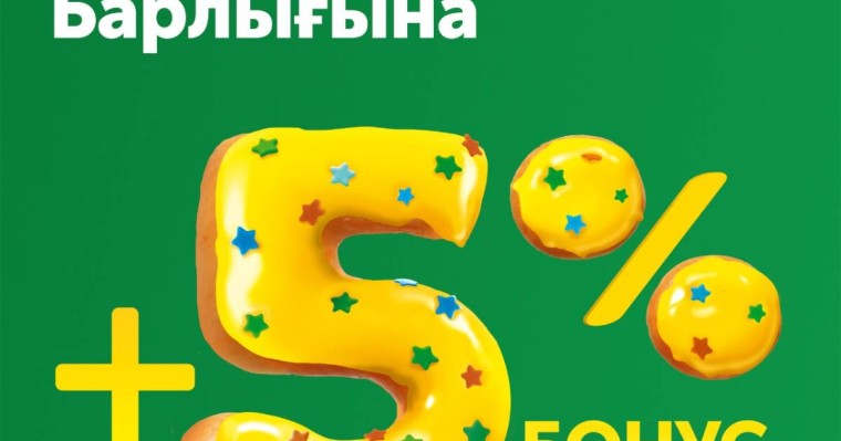 Halyk Bank клиенттеріне 5% бонус береді