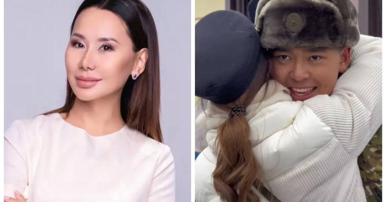 "Әскерге бару – парыз": Тележүргізуші Динара Сәтжан әскердегі ұлының ант қабылдау рәсіміне қатысты