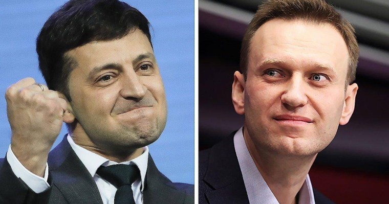 Зеленский мен Навальный Еуропаның ең ықпалды адамдарының қатарына кірді