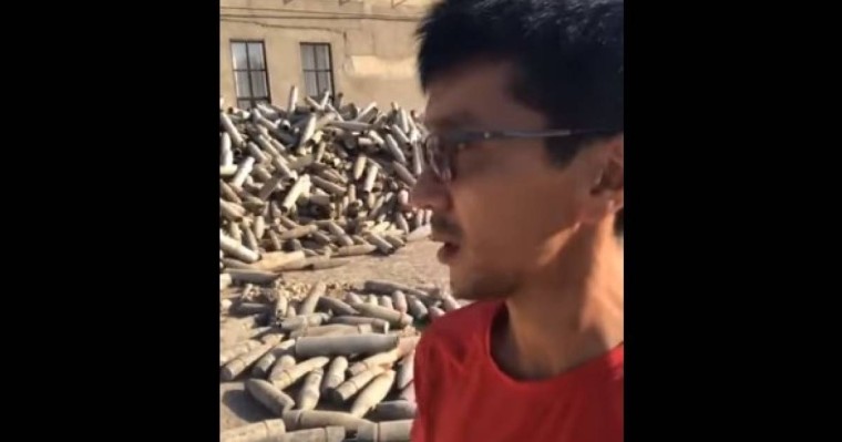 Жамбыл облысында снарядтар сақталған белгісіз қойма табылды (видео)