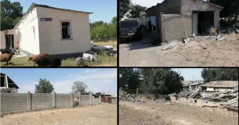 Алапат жарылыс жақын маңдағы ауылдың үйлерін түгел қиратқан (видео)