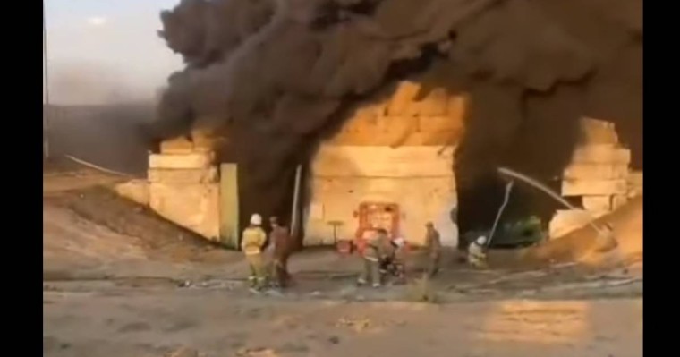 Өрт сөндірушілердің Жамбылдағы жарылыс алдында түсірілген видеосы пайда болды