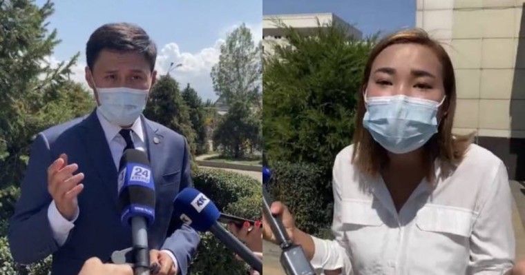Аудан әкімі мен ғимараттан “күштеп шығарылған журналист” сұхбат берді