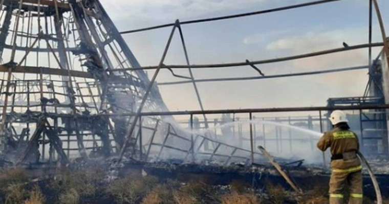 Жамбыл облысында ислам діни бірлестігінің ғимараты өртенді