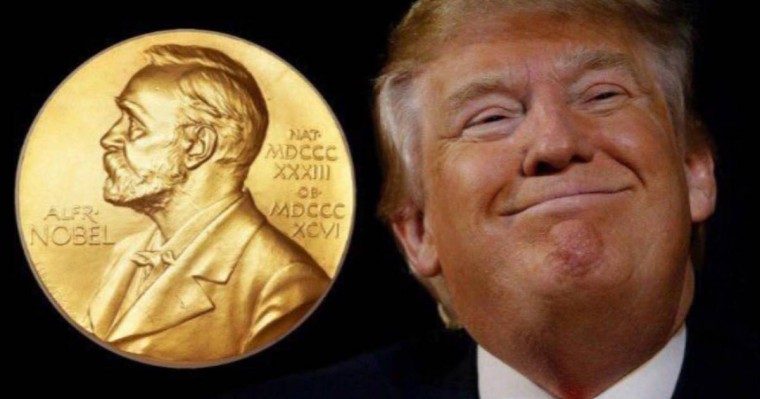 Дональд Трамп Нобель сыйлығына ұсынылды
