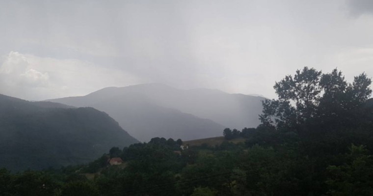 Алматы облысының тауларында қатты жаңбыр жауады