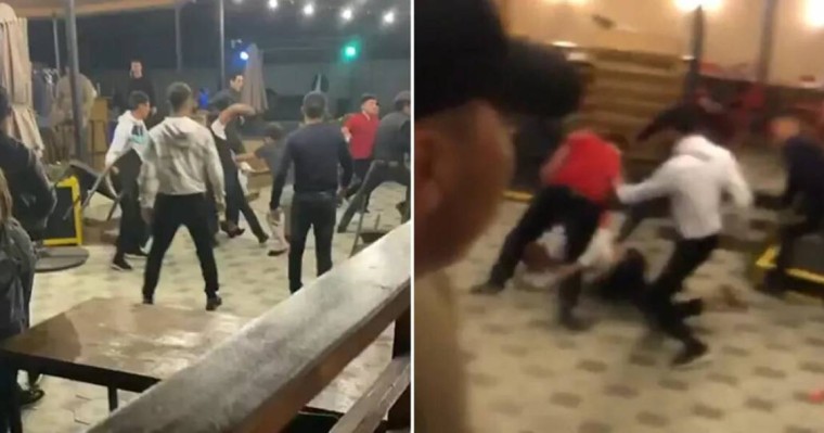 Алакөлде туристер мен жергілікті тұрғындар арасында жаппай төбелес болды (видео)